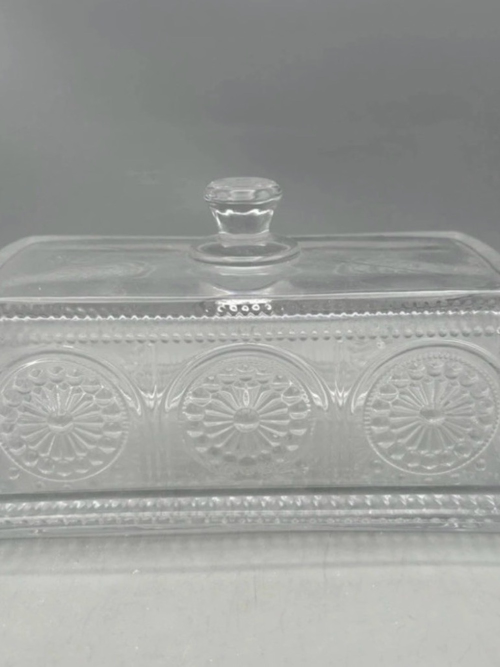 The Pioneer Woman Clear Glass Butter Dish with Lid